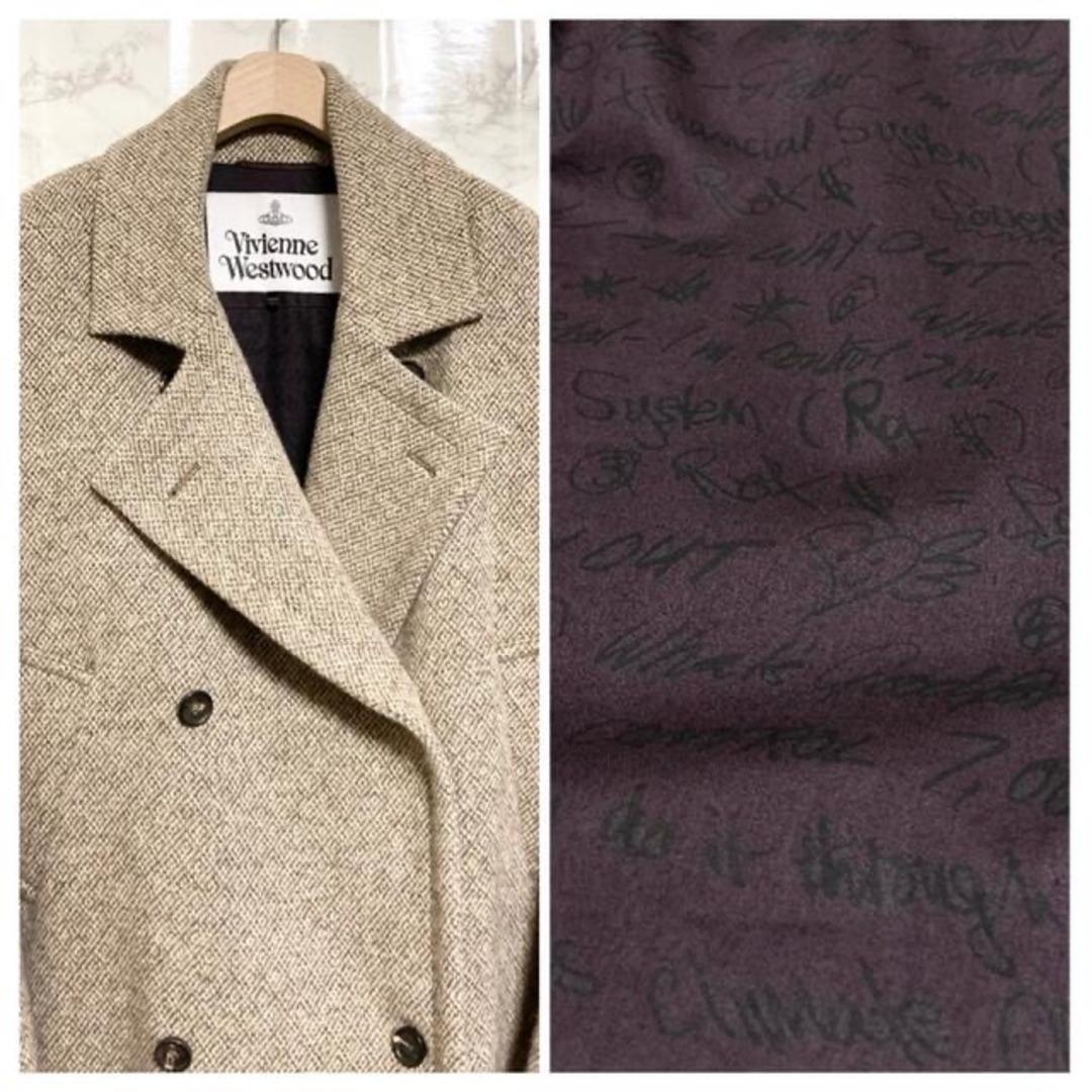 【18AW】Vivienne Westwood ツイードオーバーコート　美品