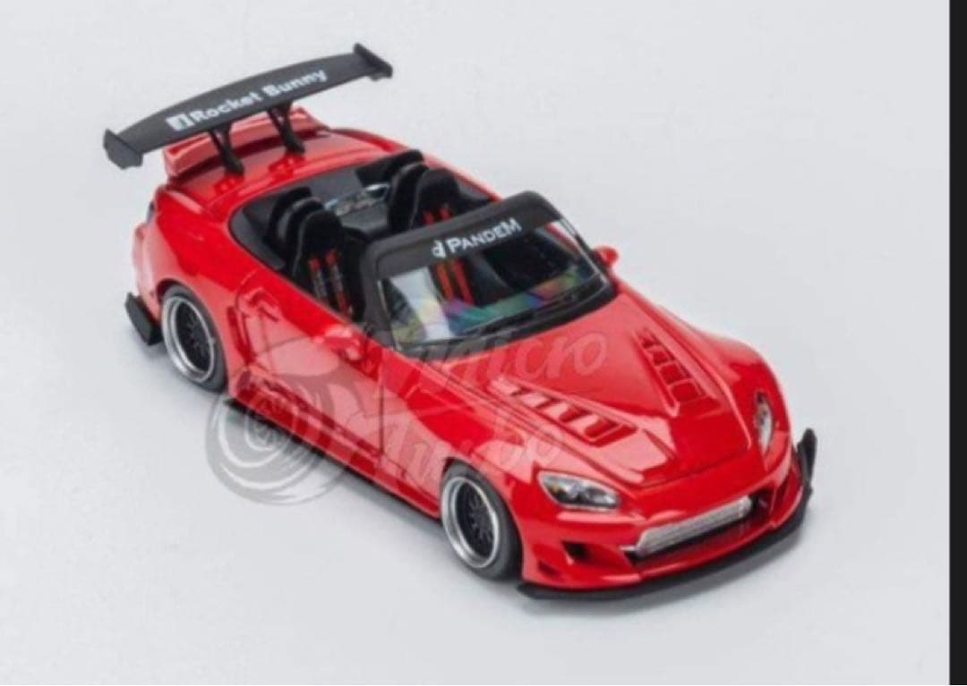 Micro Turbo 1/64 ホンダ Rocket Bunny レッド