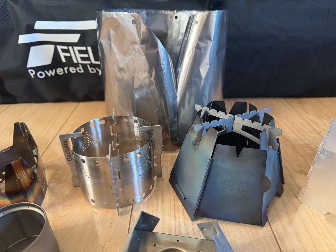 アルコールストーブ・五徳・風防