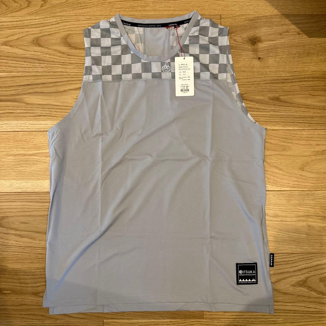 トップス MMAx3ITSUKA Checker Racing Sleeve-less