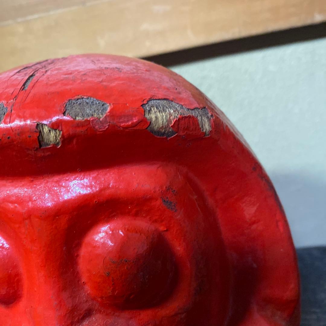 郷土玩具赤達磨張子の型15cm18cm12cm