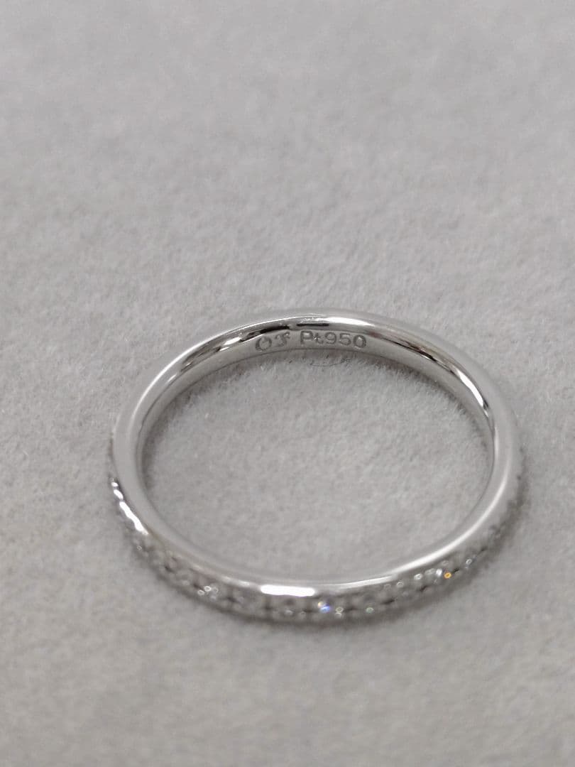 オレフィーチェ PT950 4号 フルエタニティリング