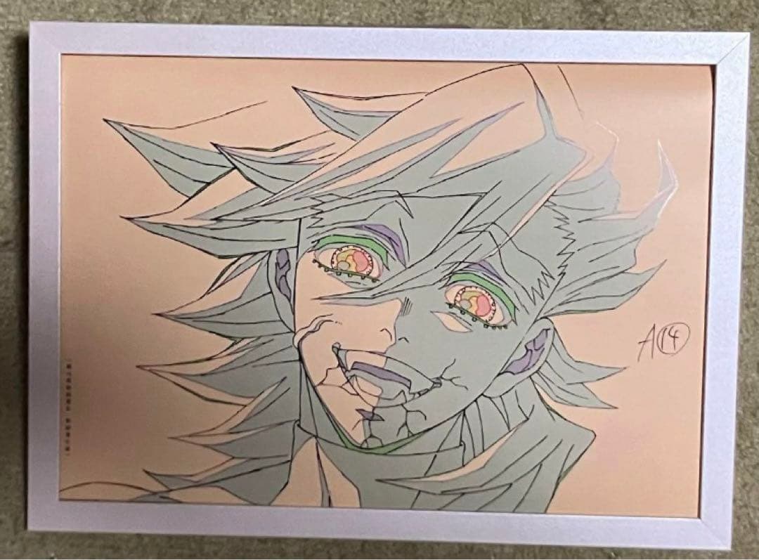 鬼滅の刃 童磨（どうま） アートパネル 額装品
