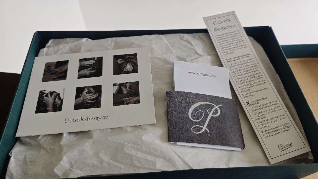 Paraboot Bart 革製モカシン 28cm 9 1/2