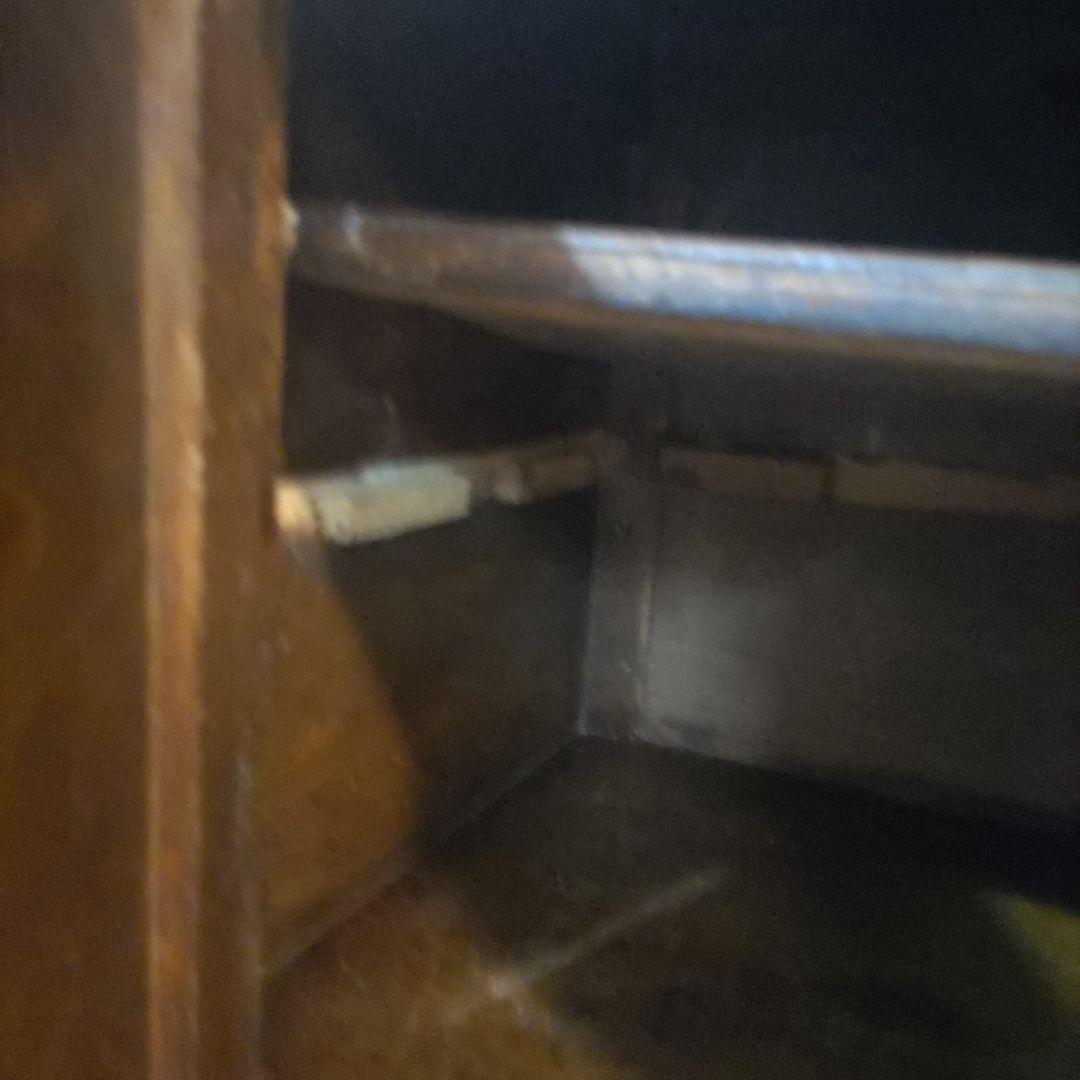 もこもこさん　アンティークの木製ボート 収納 ラック キャビネット