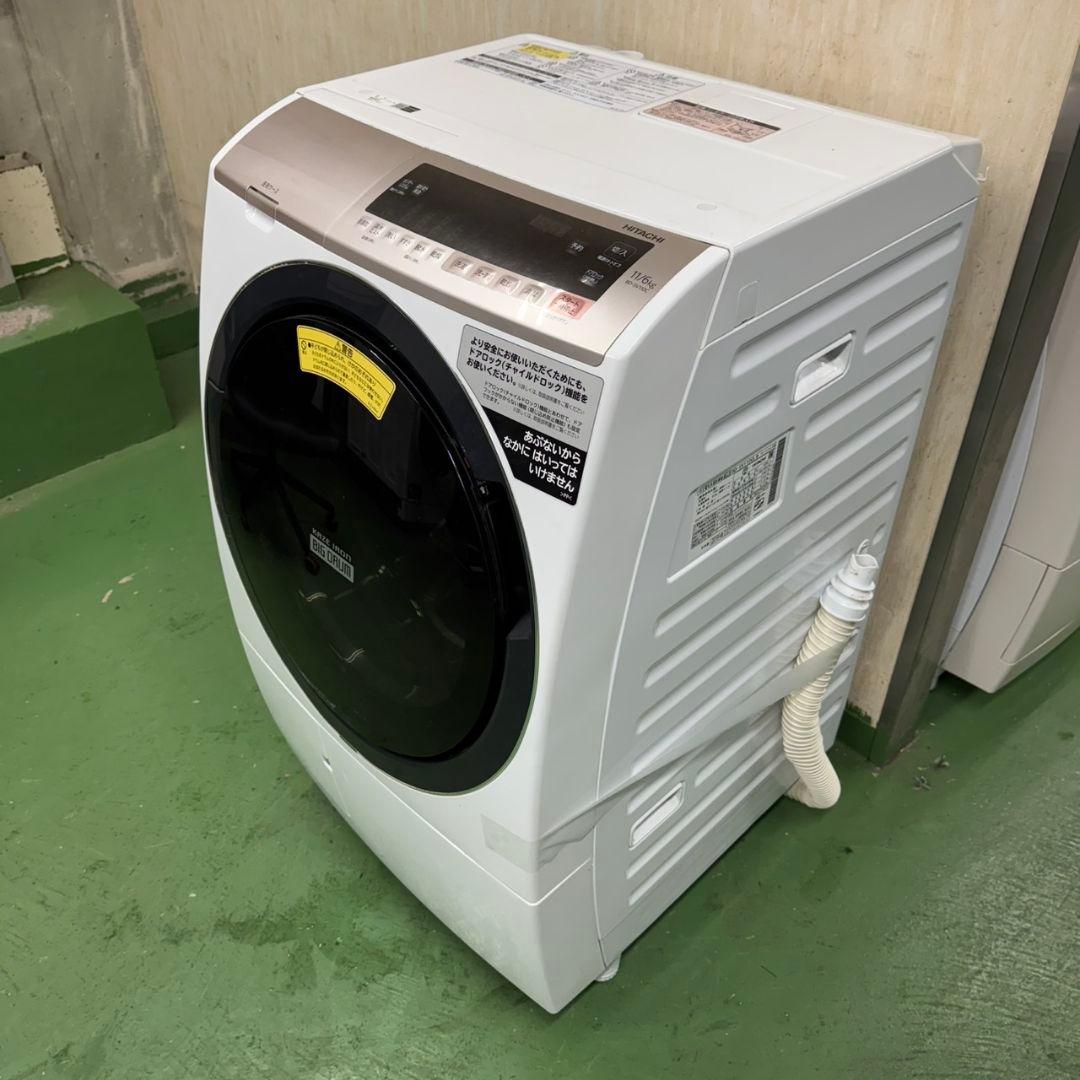 184 関東配送　洗濯機　ドラム式　左開き　11キロ　6キロ　保証込　大人気