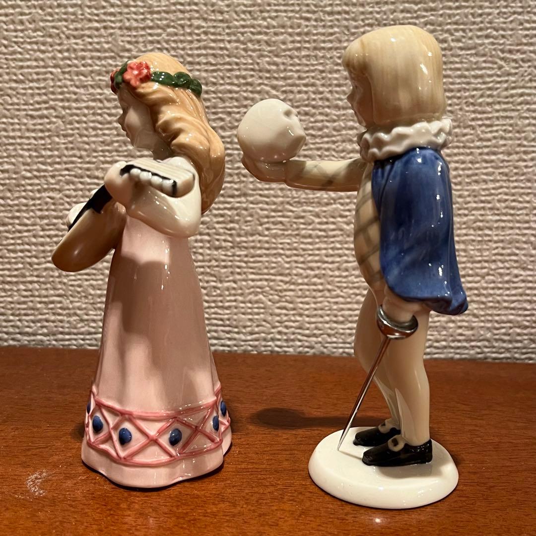ハムレット　オフィーリア　ロイヤルコペンハーゲン　美品　人形　陶器　フィギュリン
