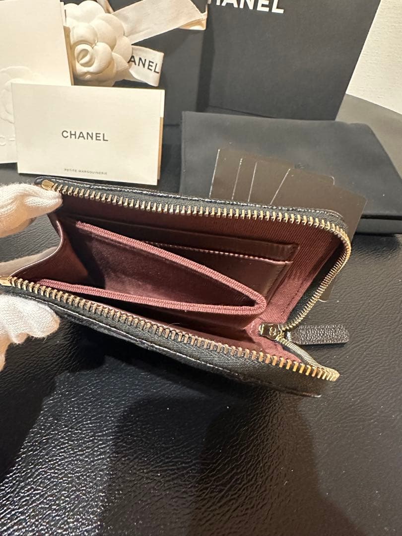 CHANEL L字コンパクト財布