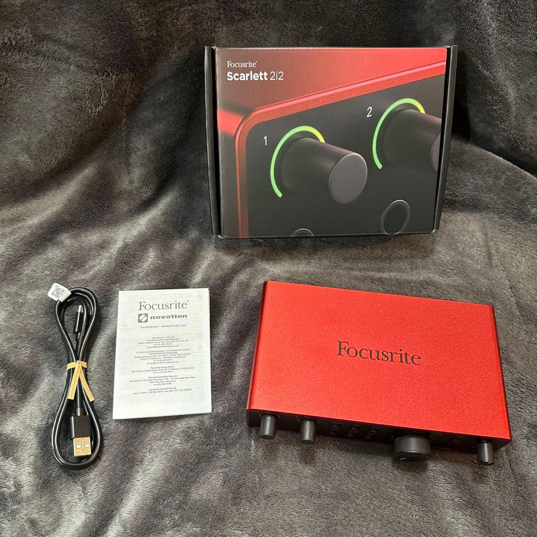 DTM・DAW Focusrite Scarlett 2i2 Gen4