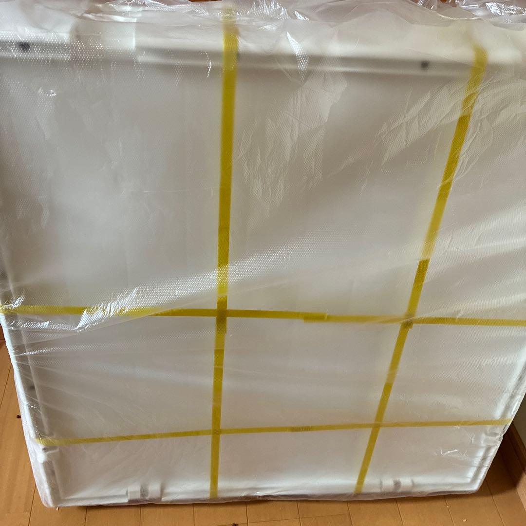 おしゃれなキャットケージ　2段　キャスター付き　工具不要　猫ドア付　新品・未使用