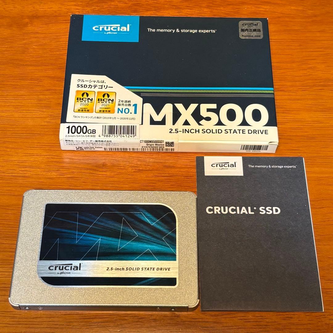 クルーシャル Crucial CТ1000 MX500 SSD 1000GB