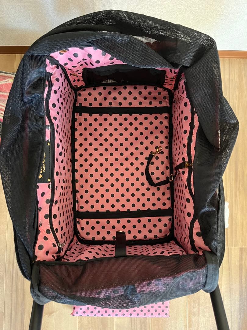 マザーカート ミニバギーパリエロ キャリーカートペットカート ピンクゴールド