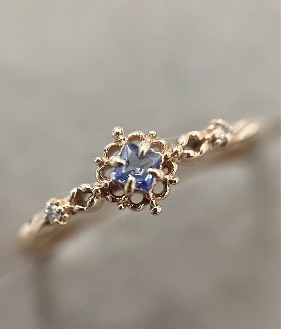 ノジェスK5 タンザナイト ダイヤ リング