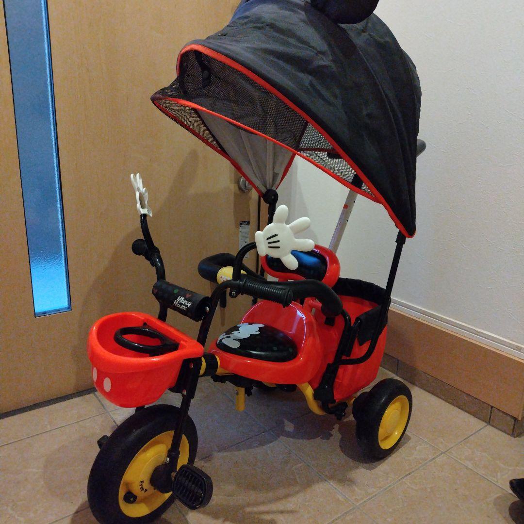 ides カーゴサンシェード ミッキーマウス 三輪車