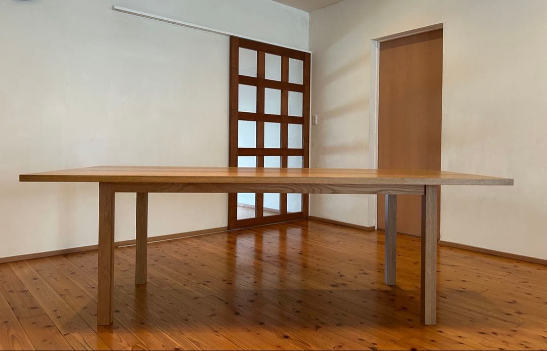 無印良品 MUJI ダイニングテーブル 220 オーク無垢材