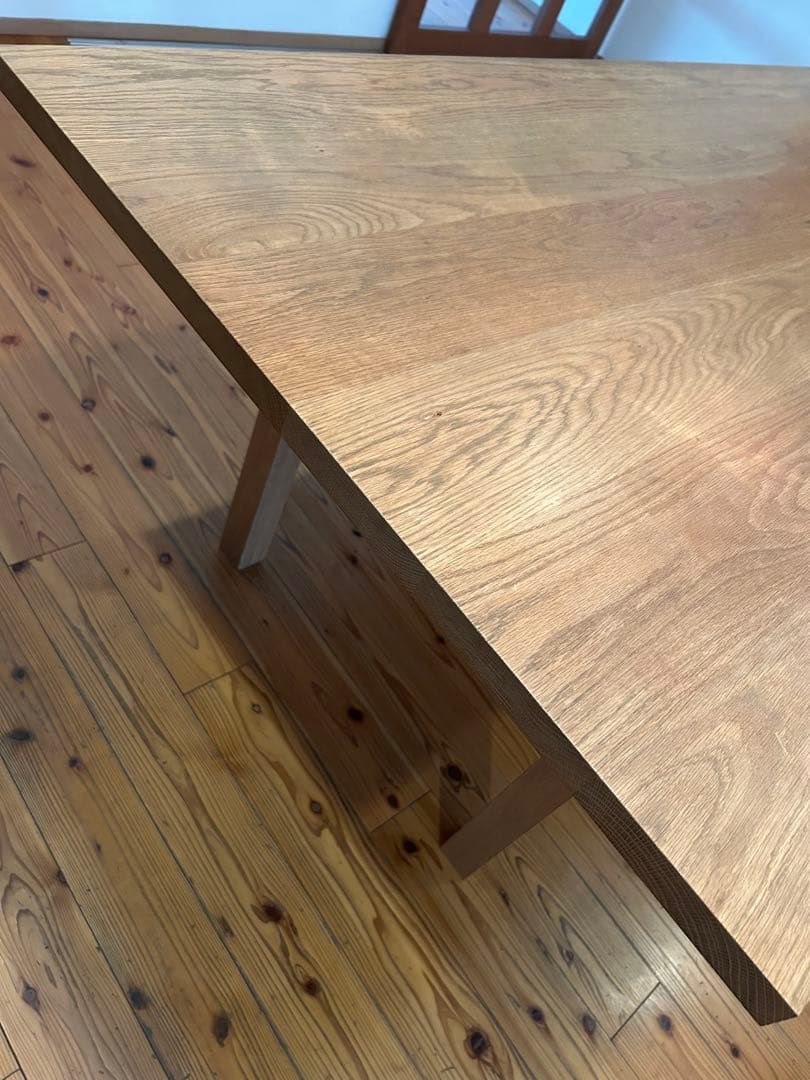 無印良品 MUJI ダイニングテーブル 220 オーク無垢材