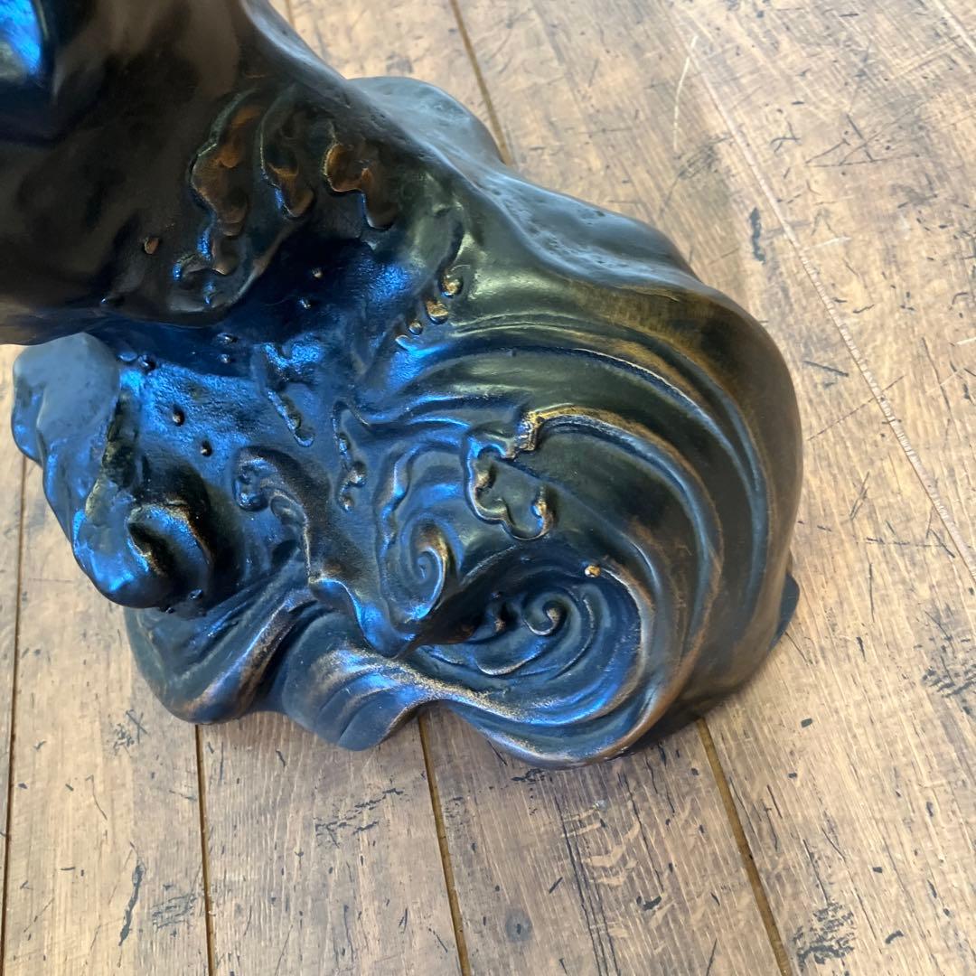 昭和レトロ アイアン 鉄製 鋳物 鷲 イーグル 置物 オブジェ インテリア