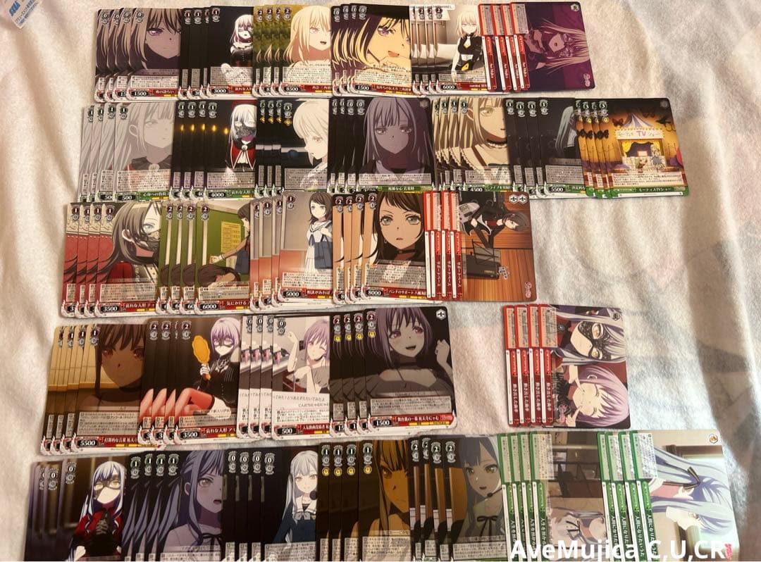 MyGO AveMujica ヴァイスシュヴァルツ 4コン