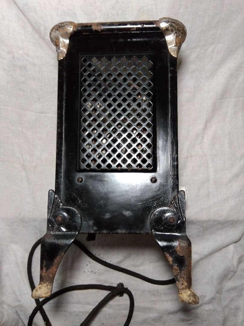 ♪昔の古い芝浦電気ストーブ　ジャンク　置物