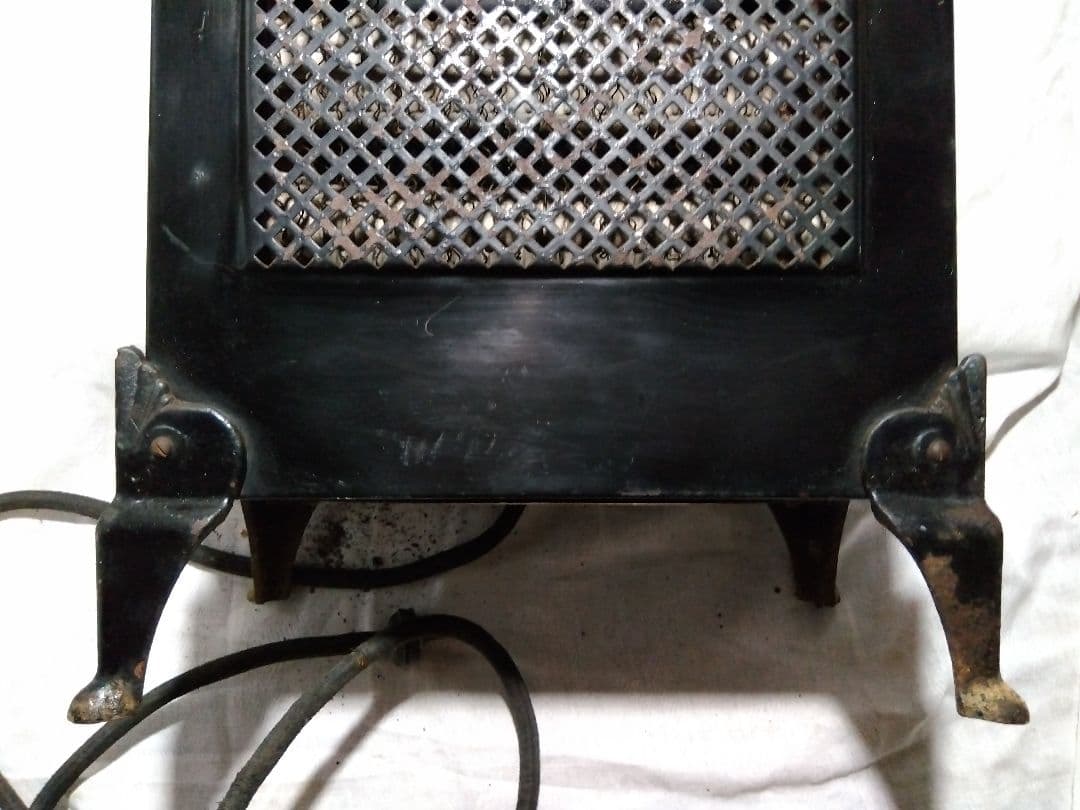 ♪昔の古い芝浦電気ストーブ　ジャンク　置物