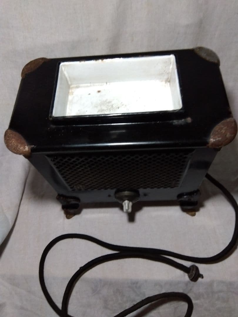 ♪昔の古い芝浦電気ストーブ　ジャンク　置物