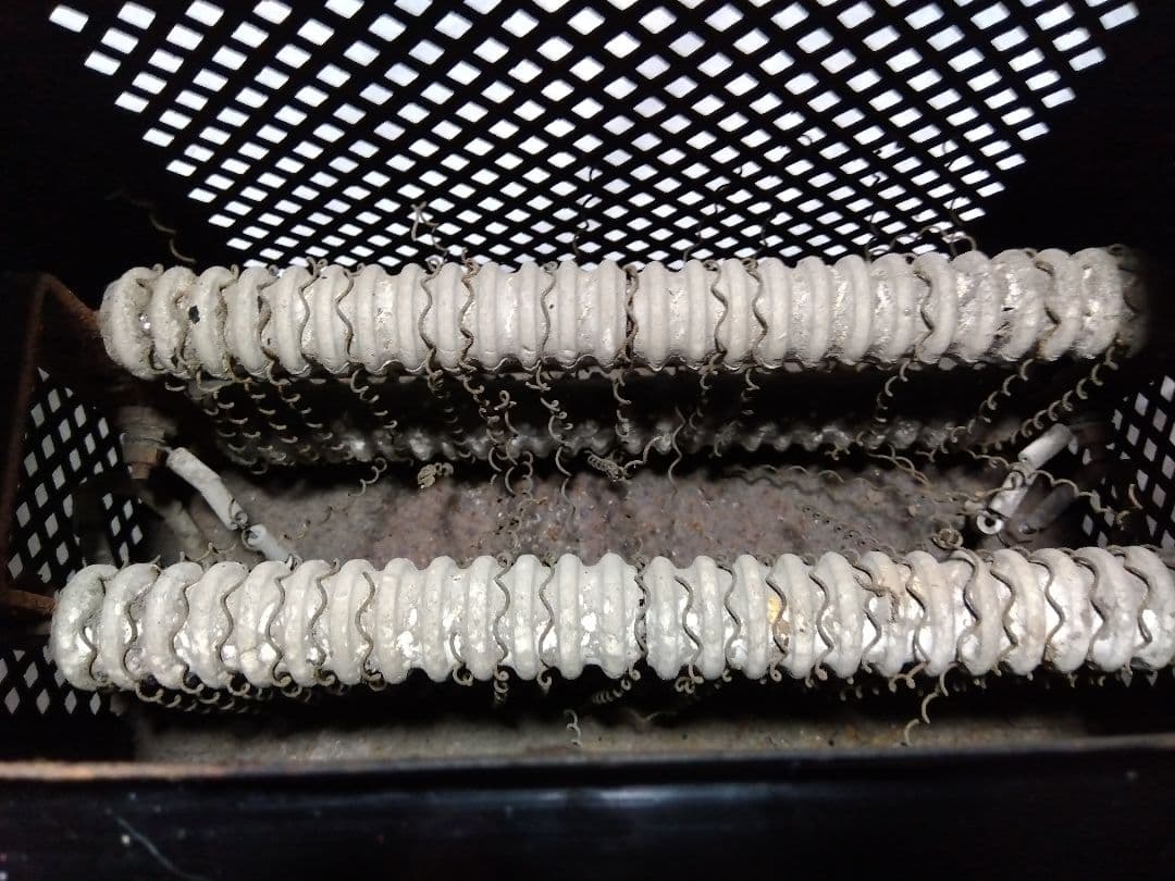 ♪昔の古い芝浦電気ストーブ　ジャンク　置物