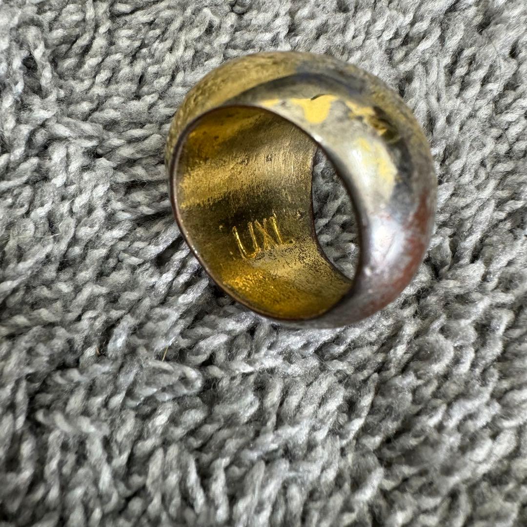 【archive】90s Old stussy Gold logo ring