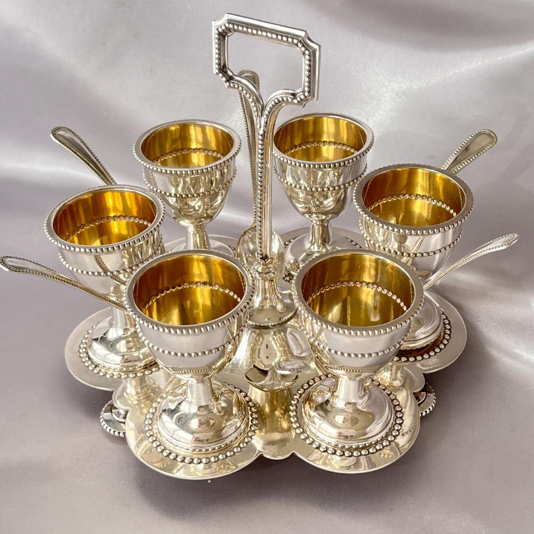 【Thomas Bradbury】パールのエッグクルーゼ　エッグカップ