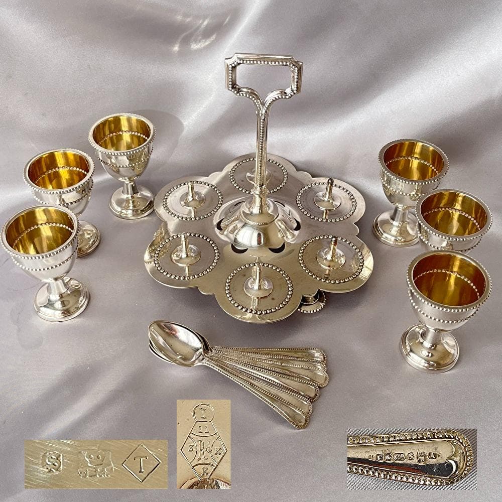 【Thomas Bradbury】パールのエッグクルーゼ　エッグカップ