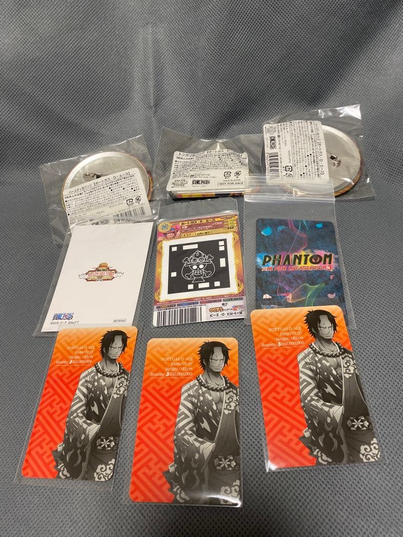 ポートガス・D・エース 東京ワンピースタワー トンガリ缶バッジ