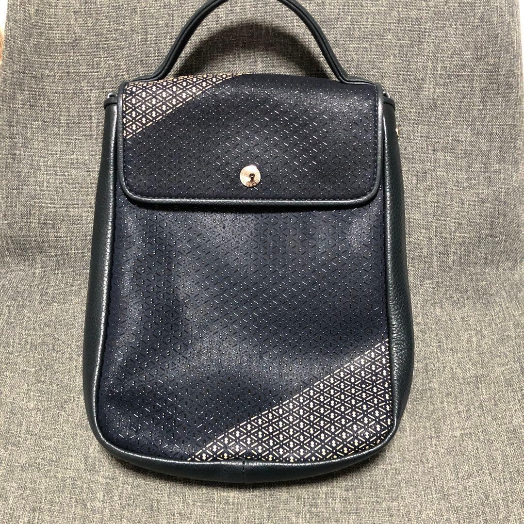 甲州印伝 印傳屋 ショルダーバッグ 庵（いほり）