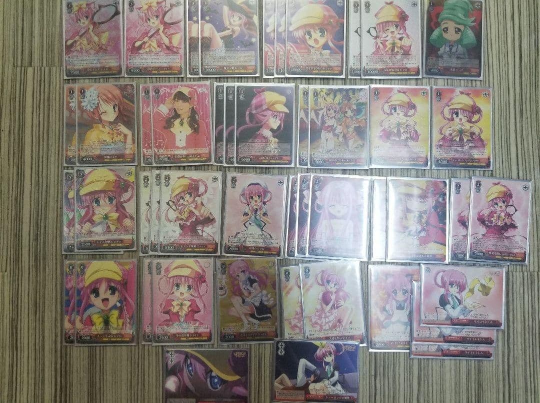 ミルキィホームズ　サイン　ヴァイス　デッキ　スリーブ付き　シャロ