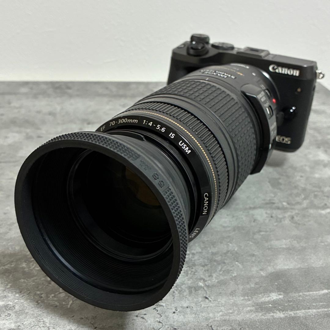⭐️美品⭐️Canon EF 70-300mm & EF EOS M アダプター