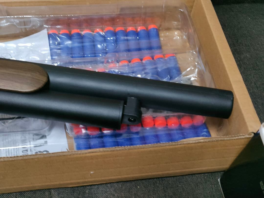 プラ製 ナーフ排莢カート式 スポンジ M1887 ショットガン