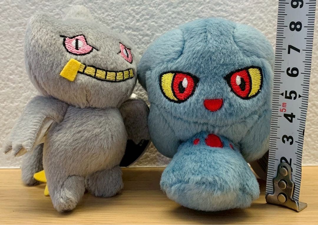 ポケモンぶらさげマスコット　ジュペッタ　ムウマ　ぬいぐるみ