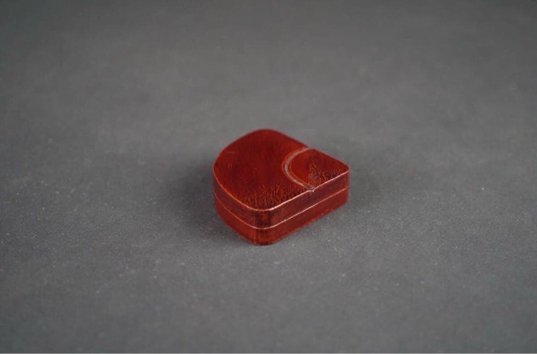 七代 山本春正（正徳）造 溜塗扇形香合 共箱 茶道具 江戸中期～明治 時代 名工