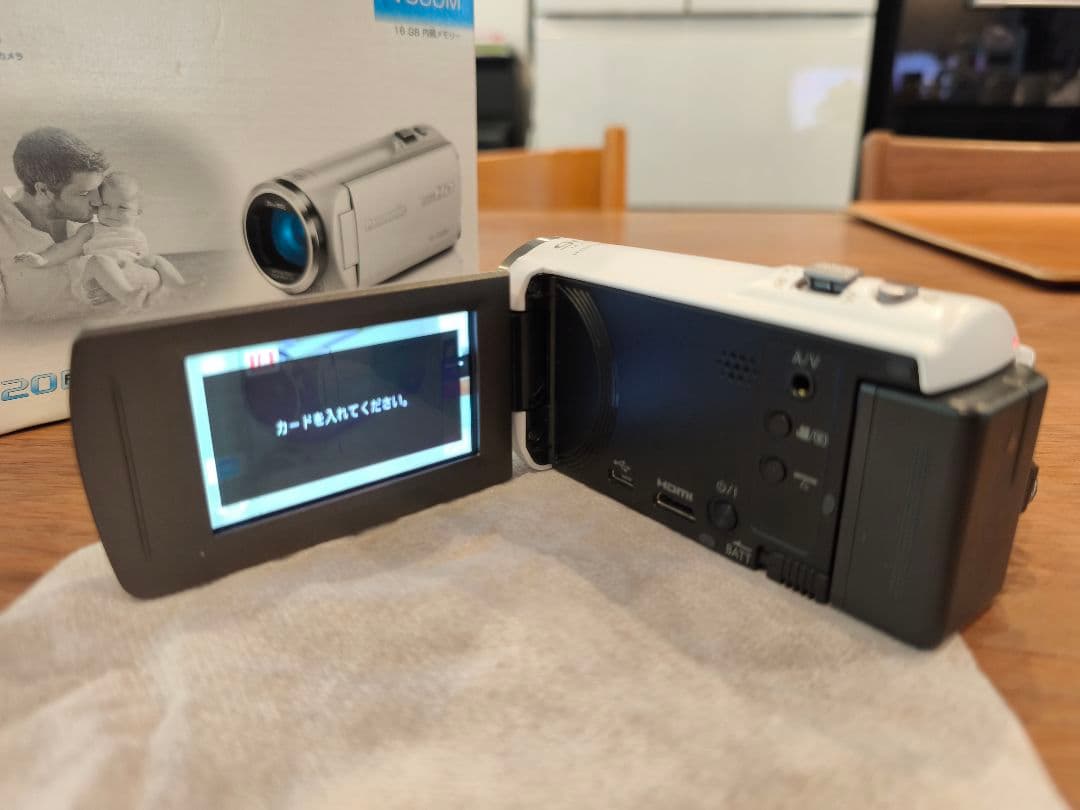 Panasonic HC-V360M ビデオカメラ ホワイト 美品
