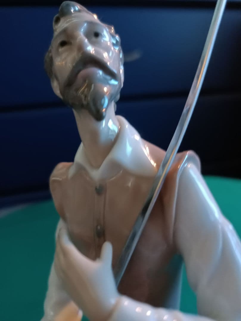 リヤドロ　LLADRO　ドン・キホーテ　スペイン　磁器　ロゴ入りスタンドセット