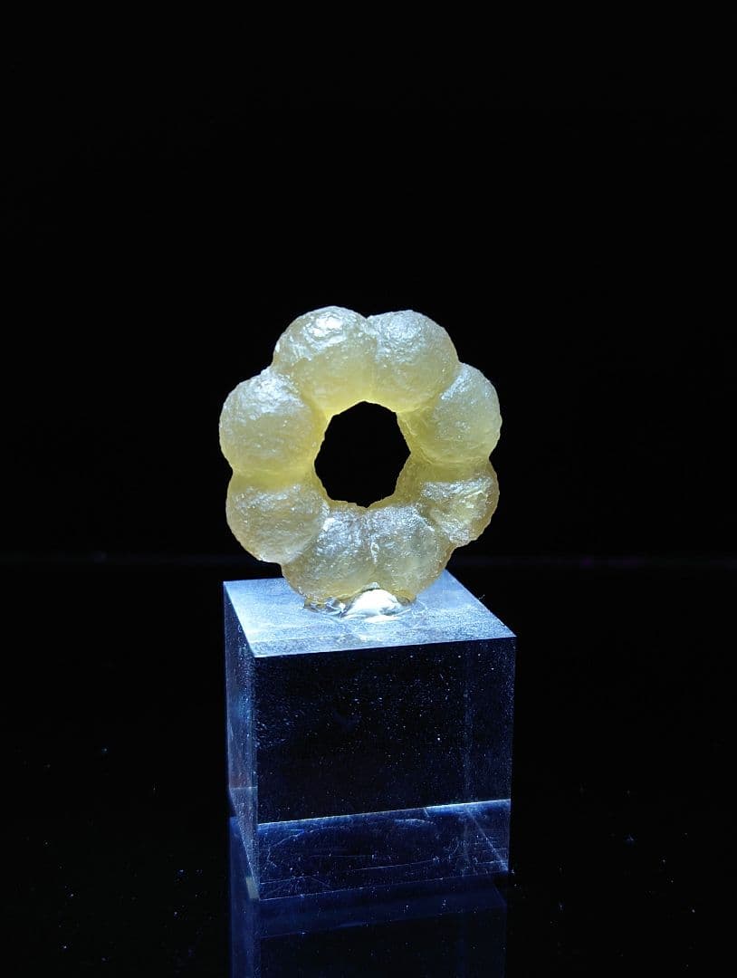 【美形】 フローライト リング ポンデリング インド産 原石 鉱石 標本 ③