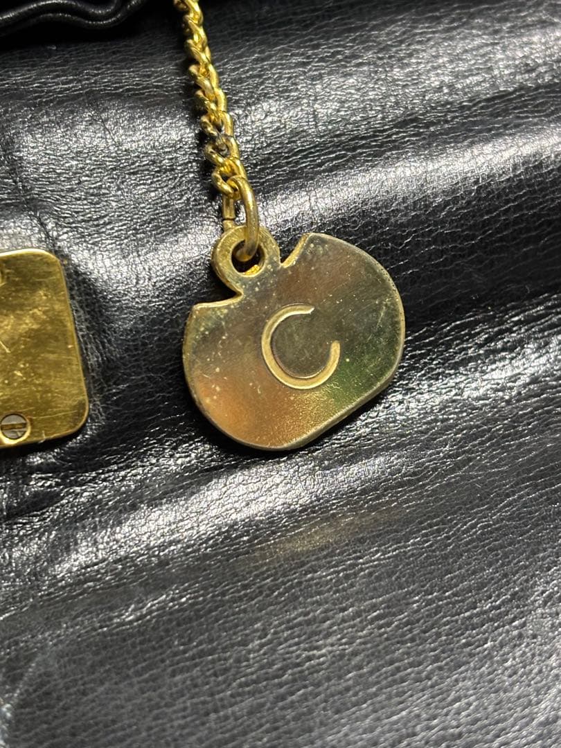 セリーヌ ワンショルダーバッグ レザー CELINE 馬車金具 フラップ