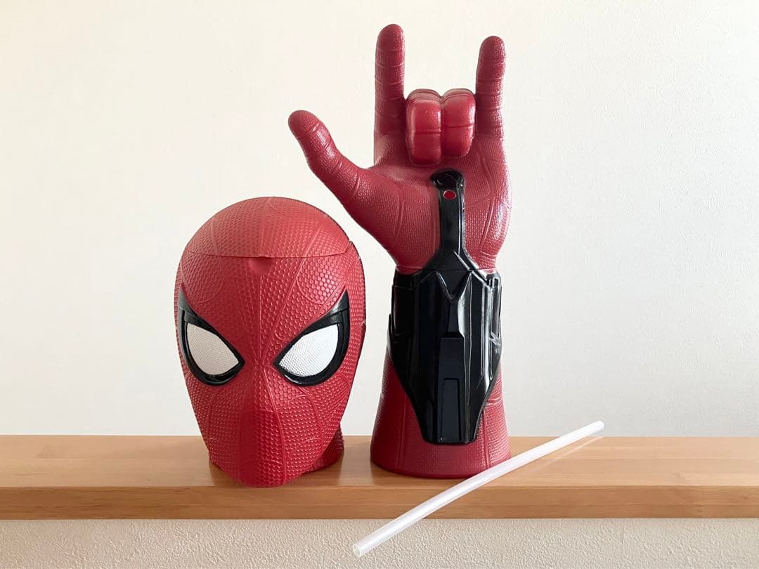 スパイダーマン ホームカミング ポップコーン ドリンクホルダー ウェブシューター