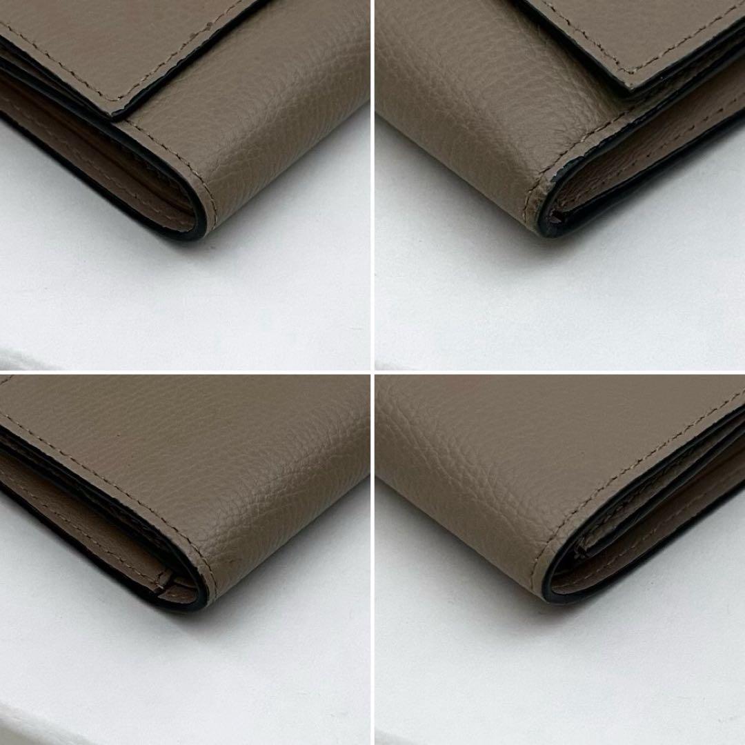 ［美品］LOEWE アナグラム バーティカル ウォレット スモール 財布