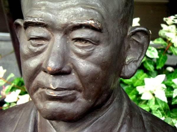 ♥佐藤 栄作　銅像　三越謹製　骨董品　仏像　ブロンズ像