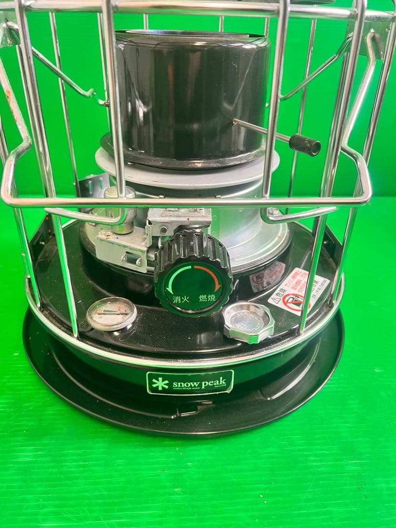  peak シングルバーナーコンロ 石油コンロ KH-002BK 動作品