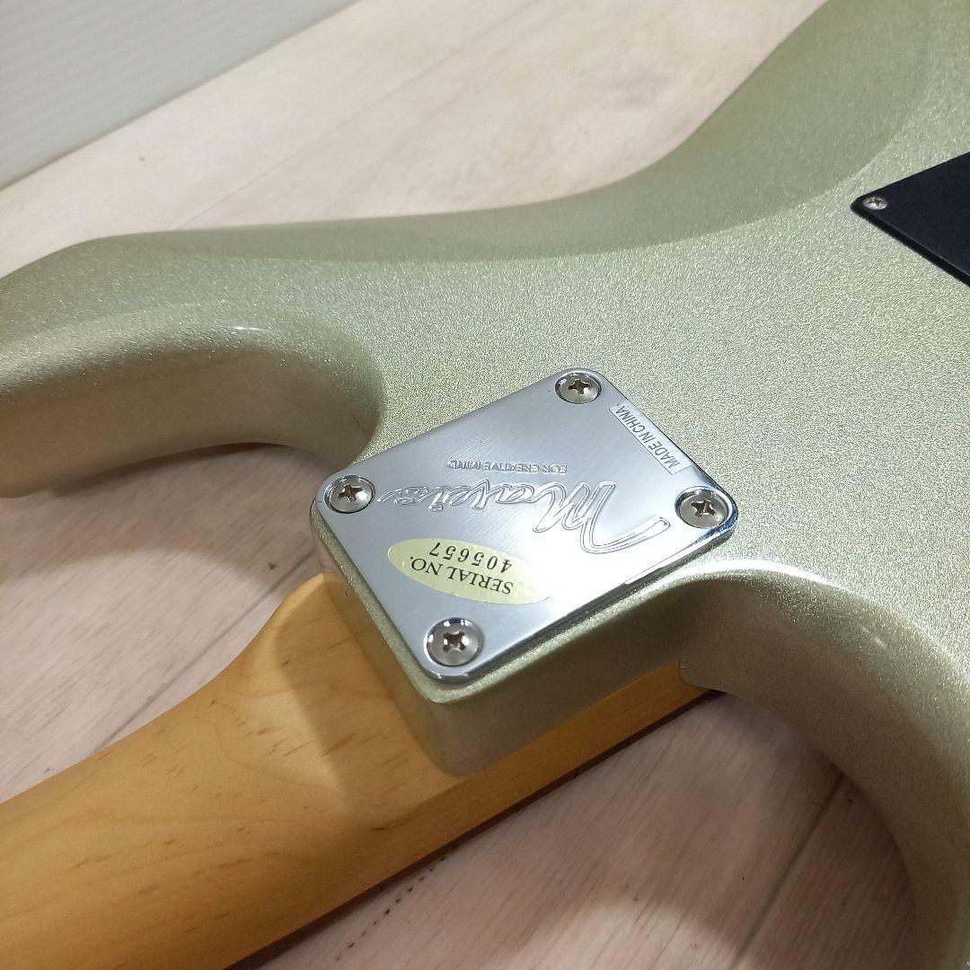 Mavis ストラトキャスター メタリックシルバー マッチングヘッド セット2