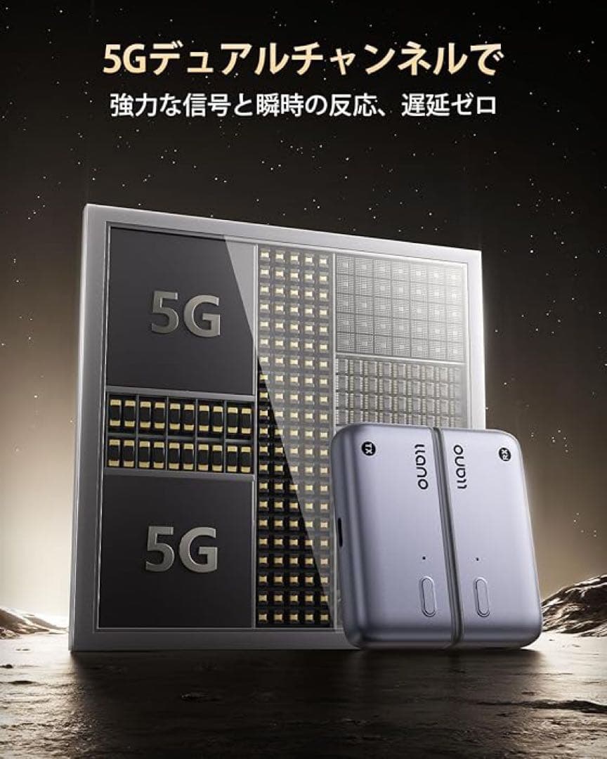 ワイヤレスHDMI 無線 送受信機セット 超低遅延 音画同期 ミラー 拡張