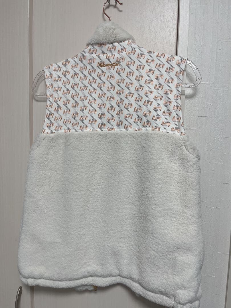 専用　レザレクション　ホワイトファーベスト レディース ゴルフ