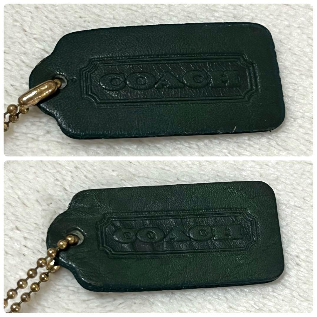 オールドコーチ　ショルダーバッグ　グリーン　ハーフムーン　三日月　USA