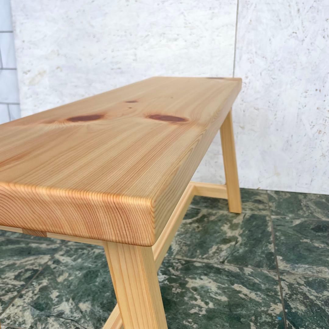 国産ひのき　ダイニングベンチ　木製ベンチ　ベンチ　スツール