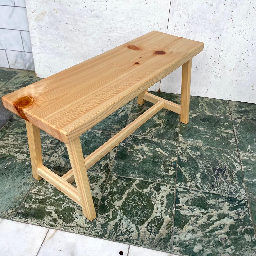 国産ひのき　ダイニングベンチ　木製ベンチ　ベンチ　スツール